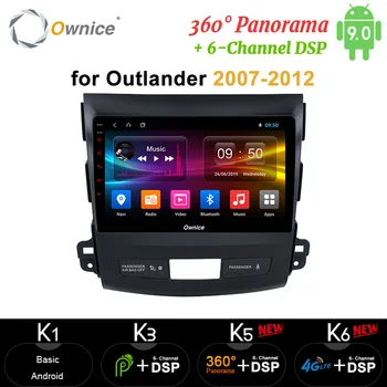 

Ownice DSP Android 10 Car Radio GPS Player Navi 4G Octa Core Radio 360 Panorama Optical for Mitsubishi Outlander 2007-2012