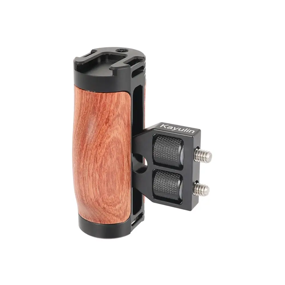 

Kayulin DSLR Camera Hand Universal Grip Wooden Mini Side Handle (1/4â€-20 Screws) for Sony Camera or For Nikon Camera etc.