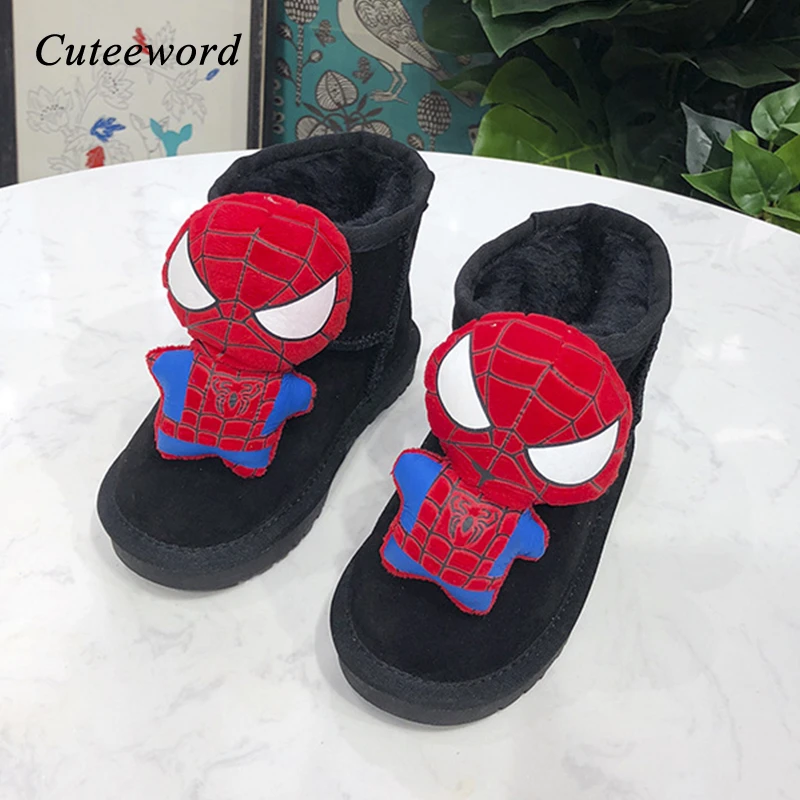 spiderman snow boots