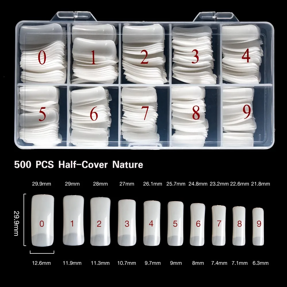 500 PCS Half-Cover Nature