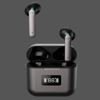 

New Cross-border Exclusively for TWS Gaming Style Earbud Bluetooth Headset 5.0 Digital Display ANC Noise Reduction for Mobile