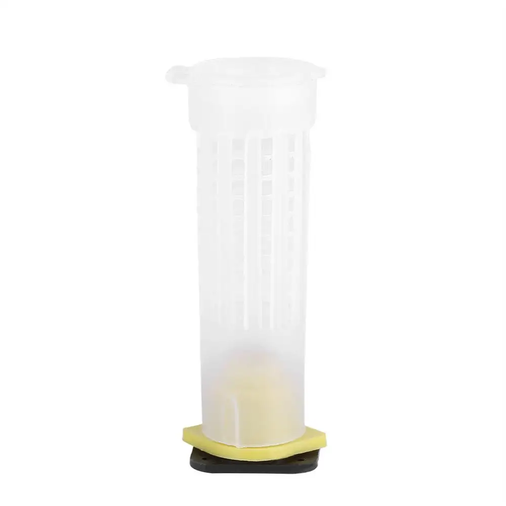 100 компл./лот пчеловодства Rearing Cup Kit роллер для волос Queen Bee пластиковые стаканы