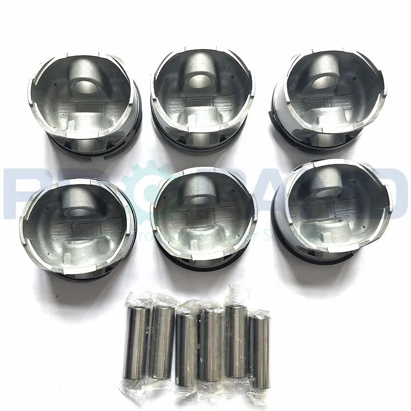25K4F KV6 Standard Pistons and ring Set with Pins forLand Rover/Rover 75 Saloon/Tourer/MG ZS Hatchback/ZT Saloon 2497cc 2.5 V6 | Автомобили