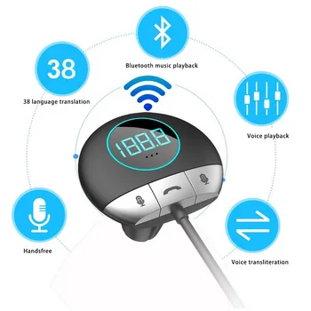 

Portable Voice Translator 38 Languages Two-Way Real Time Travel Bluetooth Wireless Translation Machine Russian Language