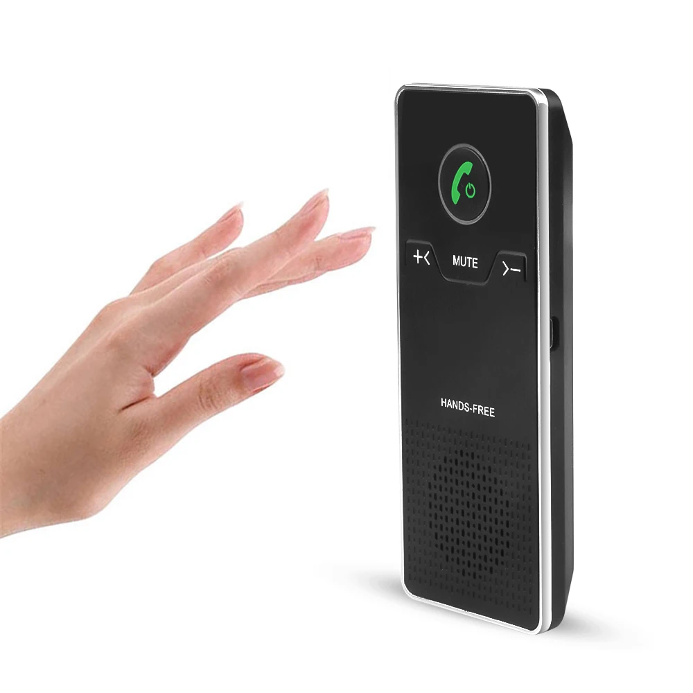 Магнитный автомобильный комплект 2-1 Handsfree Bluetooth V4.0 солнцезащитный козырек+ зажим на вентиляционное отверстие 650 мА аккумулятор Громкая связь с автомобильным зарядным устройством