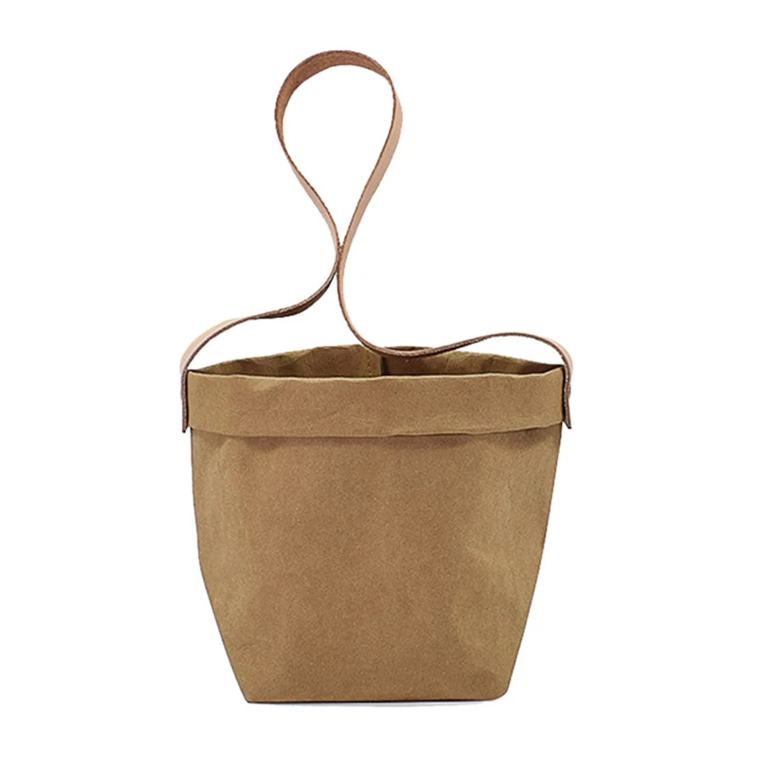 Мини-висячий горшок для растений крафт-бумага цветочный горшок Висячие цветочные горшки(с печатным рисунком)-10 см квадратная нижняя белая - Цвет: 13cm Tan