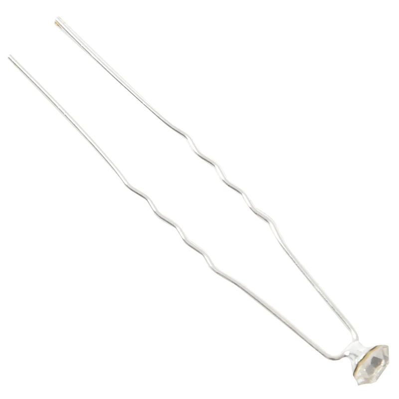 10 шт. Свадебные Цветочные заколки для волос с кристаллами подружки невесты (цвет)