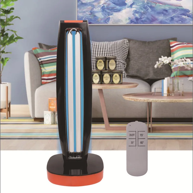 

UVC 38W Ultraviolet Disinfection Light Ultraviolet Ozone Sterilizza Uv Portatile 110V 220V with Remote Control Timing Uv LED
