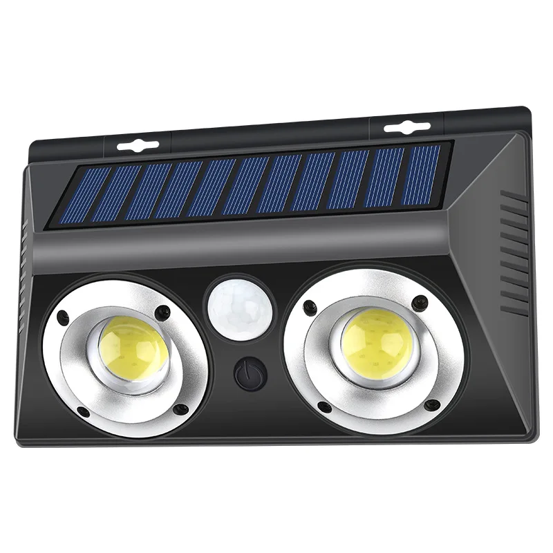 

Double-Headed Solar Wall Light Human Body Sensing Cob Outdoor Waterproof Garden Villa Street Lamp Courtyard Solar Wall Lamp