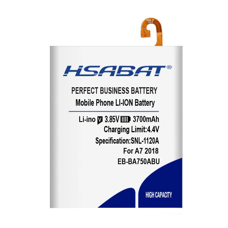 HSABAT 3700 мА/ч, EB-BA750ABU Батарея для samsung Galaxy A7 версия A730x A750 SM-A730x