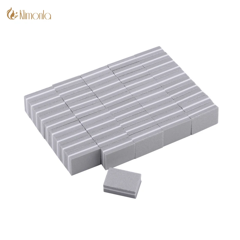 

100Pcs/Pack Professional Sanding Sponge Nail File 100/180 Grit Buffer Block Board Files lime a ongle Manicure Tools Square