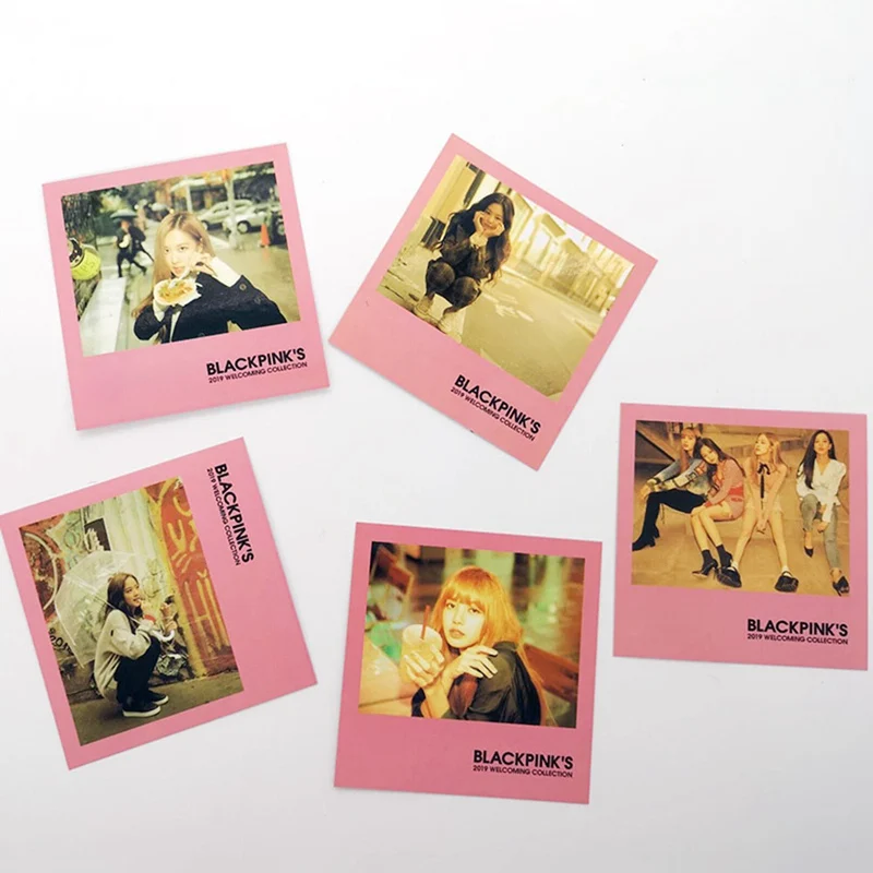 5 шт./компл. K-POP BLACKPINK альбом ломо карты Новая мода самодельные Бумага фотокарточек
