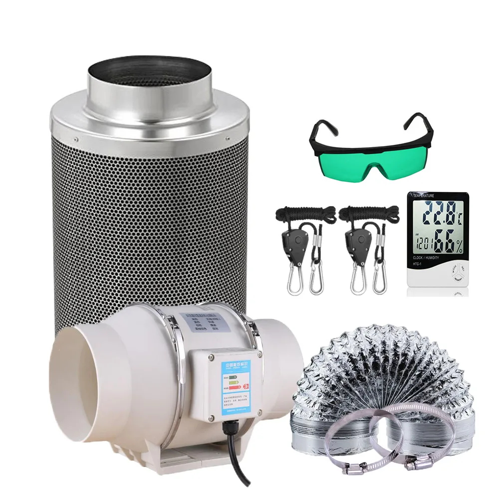 Grow Box Grow Tent 1000-4000W Samsung LM281B PRO Phytolamp Board IR/UV VEG/BLOOM 4/5/6 Inch Fans&Activated Carbon Air Filter Set
