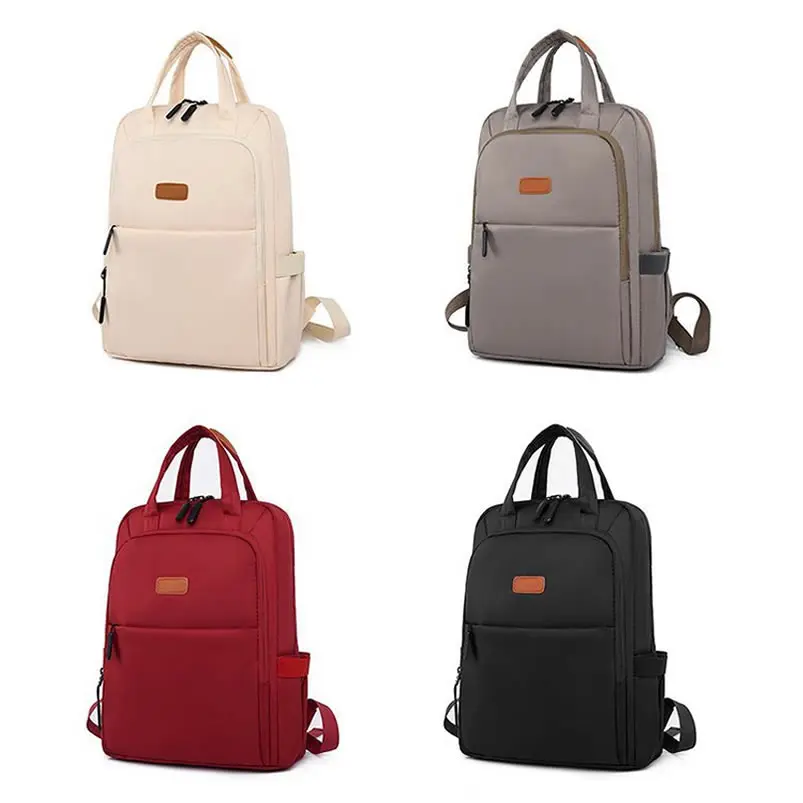 

Business women's waterproof fashion student Oxford schoolbag 13.4 inch Laptop Travel Bag Backpack