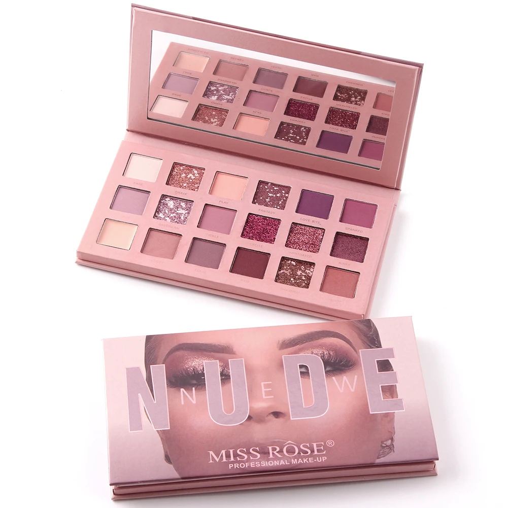 Eyeshadow Pallete 18 Color Colorful Waterproof Concealer Makeup Pallete Lasting Eye Shadow Matte Glitter Eye Shadow Make Up