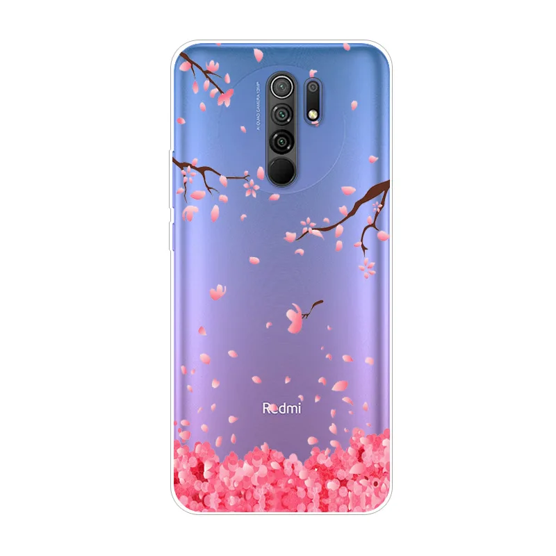 For Coque Redmi 9 Case Transparent Soft TPU silicon Phone Cover For Xiaomi Redmi 9 Case Redmi9 Clear Fundas For Redmi 9 6.53" phone cases for xiaomi