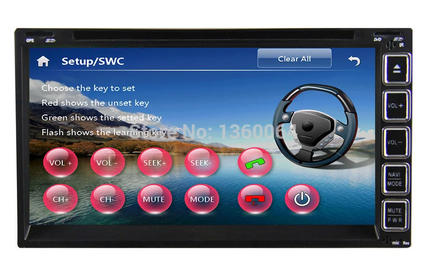 Универсальный автомобильный DVD-плеер 2 Din 6 95 дюйма gps автомобильное радио