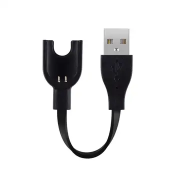 

USB Charging Charger Cable For Xiaomi 3 Smart Watch Bracelet Black 15cm Length Q