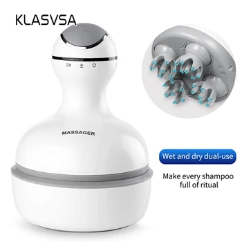 

KLASVSA Intelligent Charging 3D Mini head massager Waterproof Electric massager Kneading Massager Massage Relaxation