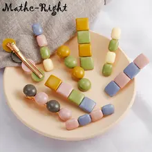 Спичечные украшения для волос, акриловые заколки для волос/заколки, корейские Симпатичные шпильки, аксессуары для волос, головной убор SP770