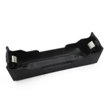 

HJXY 10PCS 18650 Battery Holder Plastic Battery Holder Case Storage Box 1*18650 Holder 3.7V" with Pin 18650 Battery Holder Diy