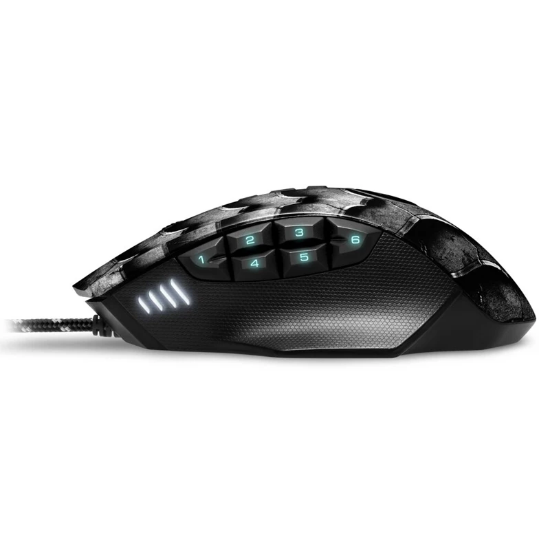 Мышь Sharkoon Drakonia II Black, оптическая, проводная, 15000 dpi, USB, подсветка RGB, цвет: черный