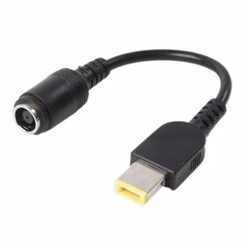 

JRGK 7.9*5.5mm Round Jack to Square Plug End Adapter Pigtail Charger Power Adapter Converter Cable For IBM for Lenovo Thinkpad