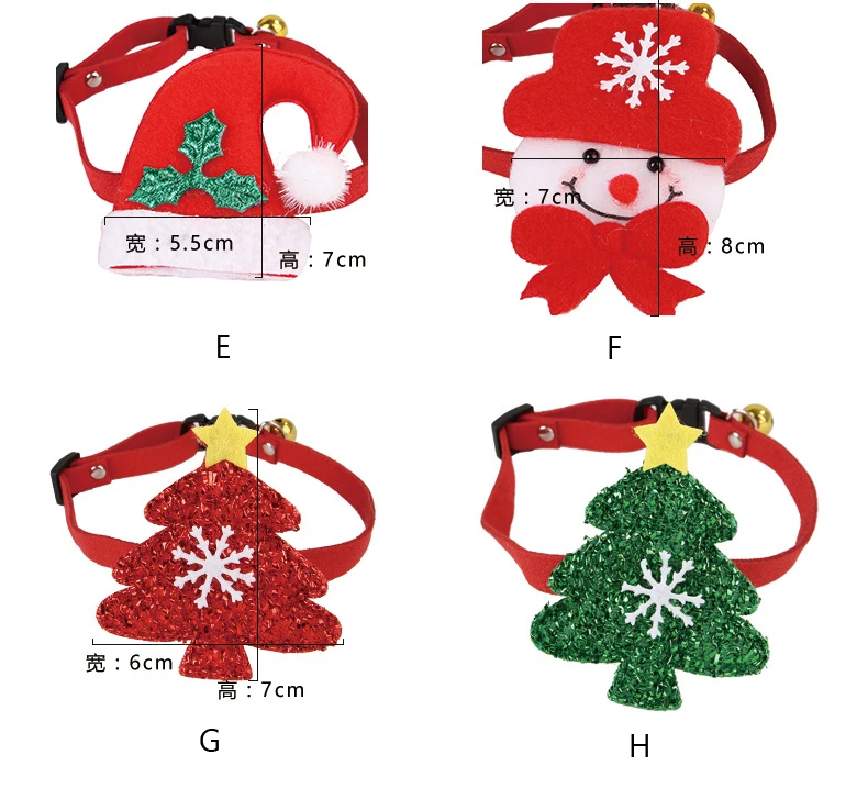 Funny Festival pet collar Christmas cats leash Dog necklace Halloween kitten puppy collar For Small Dogs Cats Pet accessories (4)