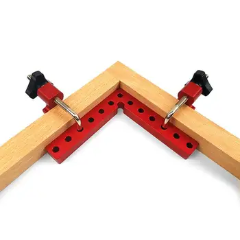 

Aluminum Square Right Angle 90 Degree L-shaped Auxiliary Fixture Positioning Panel Fixing Clip Woodworking Carpenter Tools