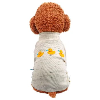 

Cute Ducks Pet Cat Dog Summer Shirt Vest Pajamas Clothes For Yorkie Poodle Small Dog Puppy Jacket Coat Dog Costume Clothing