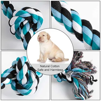 

Dog Rope Toy For Aggressive Chewers, Super Large Durable Cotton Rope Toy For Large Powerful Breed Dog, Tough Tug Of War Rope Toy