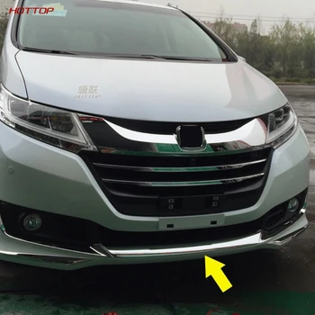 

For 2015-2018 Odyssey Front Bumper Trim Modified Front Bumper Decorative Bright Strip Front Face Accessories