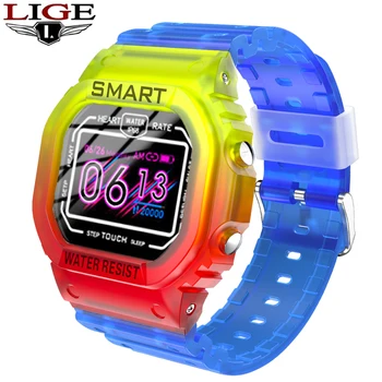 

LIGE 2020 New Bluetooth Smart Watch Men Women Blood Pressure Smartwatch Sport Tracker Pedometer Smart Watches For Android IOS
