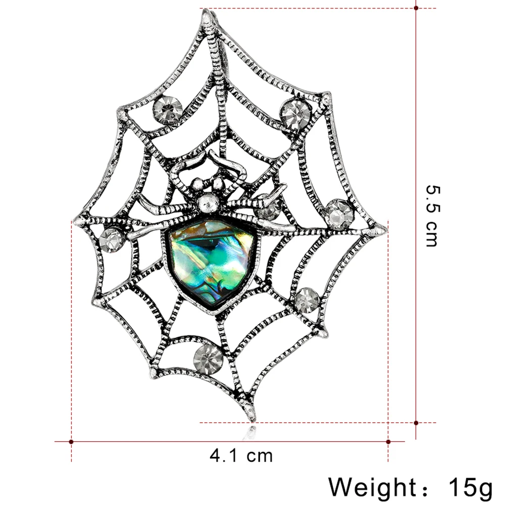 Нагрудник Милая брошь в форме животного булавка паук образные штифты творческие значки с круглой гайкой сплав Шпильки девичьи, женские, дамские