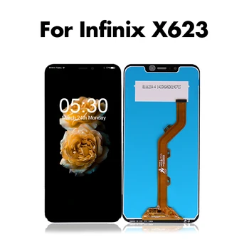 

10pcs/lot LCD Display for Infinix Hot 6X X623 LCD Display Screen Touch Sensor Assembly Black Repair Parts Free Shipping DHL EMS