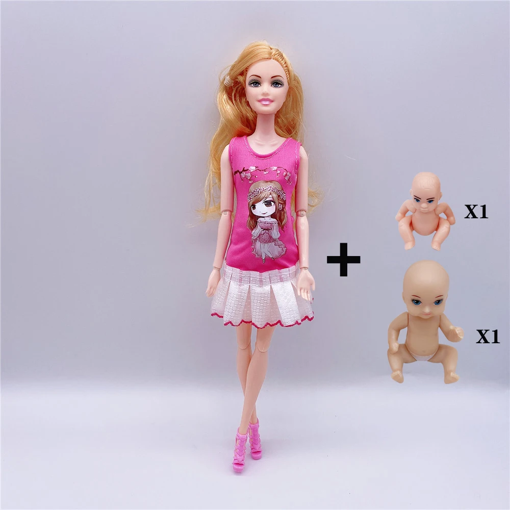 Conjunto de boneca grávida, fato de grávida, ter um bebê na barriga,  brinquedo educativo para Barbie, criança, 2022 - AliExpress