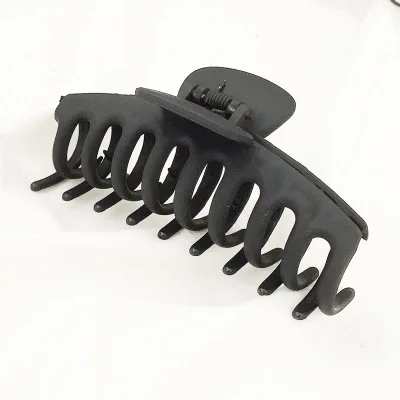 New Fashion Sweet and versatile simple large 11cm hair clips matte color bath hair catch Women girl for Hair Accessori - Цвет: TS-2