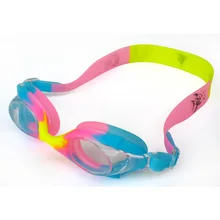 Детские очки для плавания, защита глаз, водонепроницаемые, противотуманные, мягкие, силикагель, Мультяшные, детские очки, металлическая коробочка для ювелирных изделий