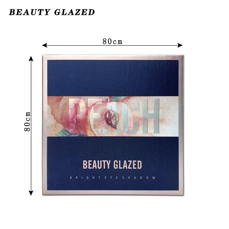 BEAUTY GLAZED Nude Glitter Eyeshadow Matte Shimmer Palette Long Lasting Waterproof Mineral Powder Eye Shadow Makeup Cosmetic Kit