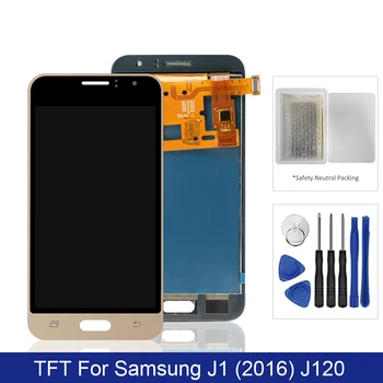 

For Samsung Galaxy J1 2016 LCD Display Touch Screen Digitizer Assembly On SM J120F J 1 2016 120F Sm-J120F 100% Test