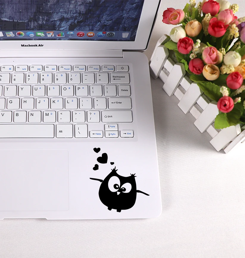

Cute bird Laptop Sticker For Macbook Air Pro Retina 11 12 13 15 Inch Hp Mac Book laptop Skin decoration