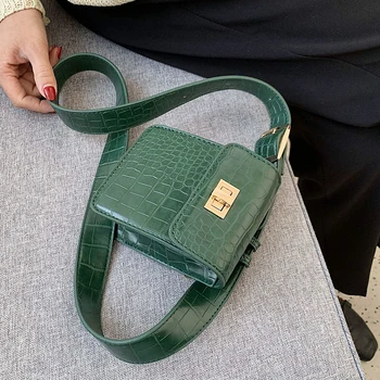 

Mini Stone Pattern PU Leather Crossbody Bags For Women 2020 Fashion Shoulder Messenger Bag Lady Belt Bag Handbags