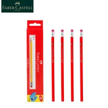 Faber Castell 1322 треугольник деревянный карандаш с ластиком 12 шт. HB/2B офисные канцтовары товары для учебы письменные принадлежности Карандаши Канцелярские