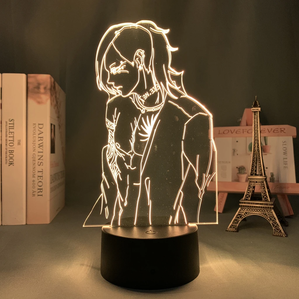 Uta Tokyo Ghoul 3d Lamp Anime for Bedroom Decor Nightlight Cool Birthday Gift Led Night Light Uta Tokyo Ghoul wall night light