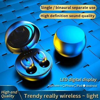 

Bluetooth Earphones with Microphone 5.0 Contact Control Noise Cancelling TWS Earbuds Waterproof Wireless Headphones