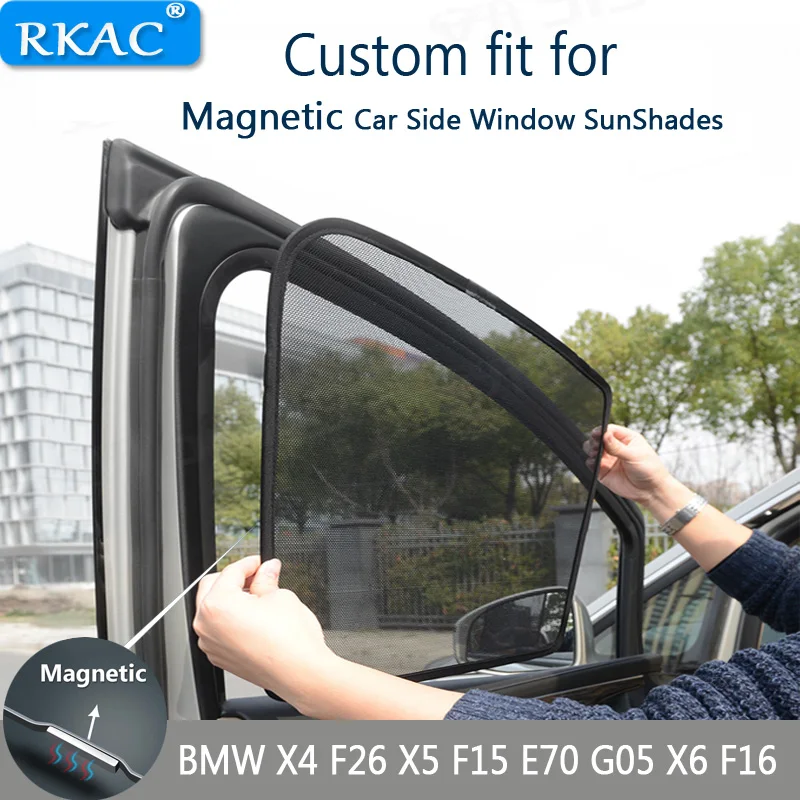 Universelle magnetische auto sonnenschirm sommer uv schutz seiten fenster  vorhänge für baby auto sonnenblende fit für bmw audi autozubehör -  AliExpress