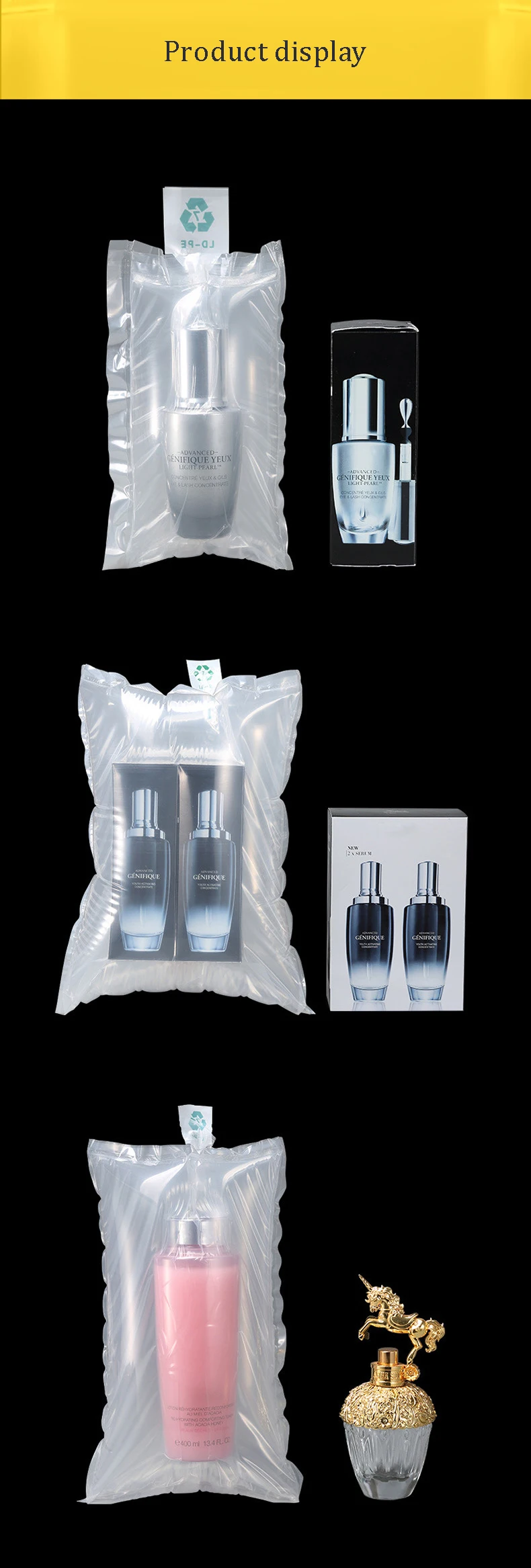 Description Picture 4 of itemInflatable Bubble Bag Shock-proof Bag Vacuum Double-layer Pressure-proof Preservation Bag Express Protection for Fragile Product