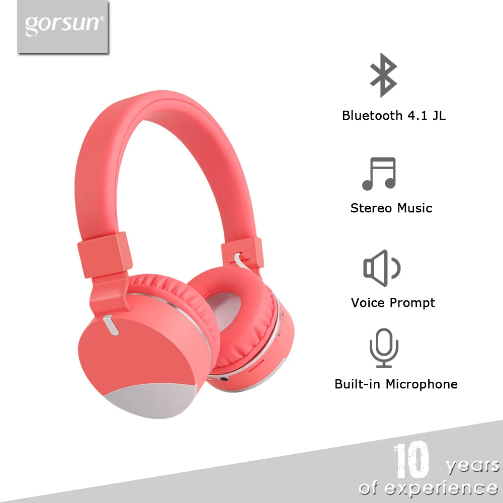 E86 беспроводные bluetooth-наушники для взрослых и детей, универсальные Накладные на голову ПУ наушники со стерео микрофоном, гарнитура