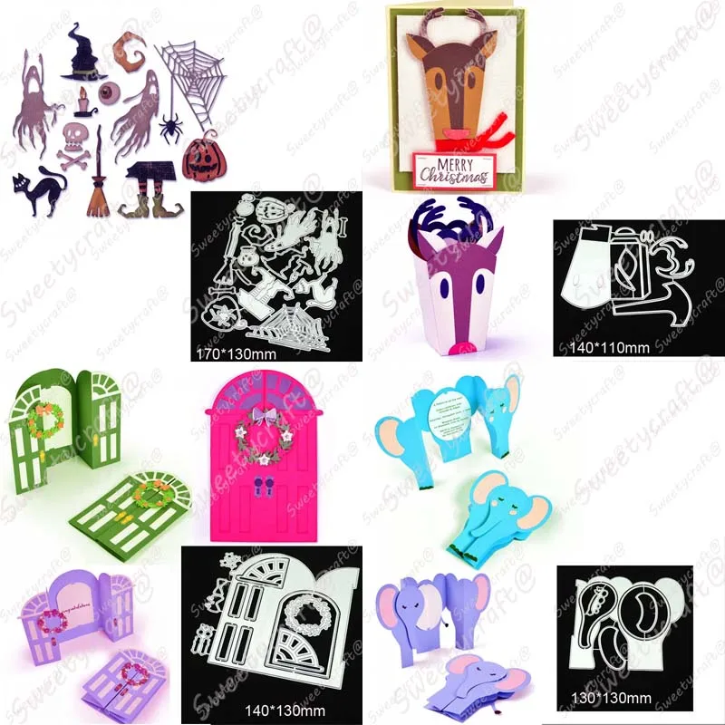 Deer Elephant Door Haloween dies