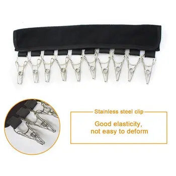 

Portable Fabric Hangers Hook-and-loop Fasteners Clip Collapsible Hat Hanger Clip Travel Clothes Cap Organizer Hanger